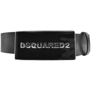 New This Week Product DSQUARED2 Tonal Logo Belt Black