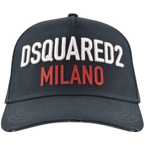 New This Week Product DSQUARED2 Logo Baseball Cap Navy