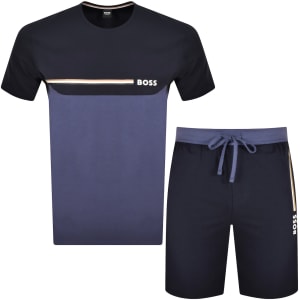 Bestseller Product BOSS Balance T Shirt And Shorts Set Navy
