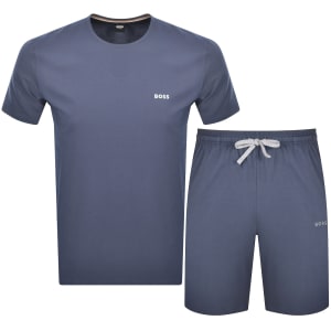 Bestseller Product BOSS Mix And Match T Shirt And Short Set Navy