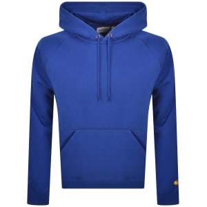 New This Week Product Carhartt WIP Chase Hoodie Wolfsbane Blue
