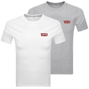 New This Week Product Levis Original Two Pack Crew Neck T Shirt White