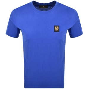 Bestseller Product Belstaff Short Sleeve Logo T Shirt Cobalt Blue