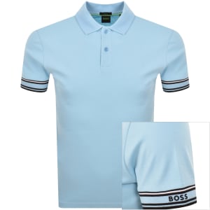 New This Week Product BOSS Zone Polo T Shirt Pastel Blue