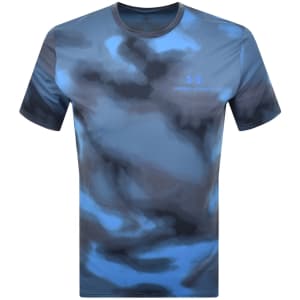 New This Week Product Under Armour Vanish Printed T Shirt Blue