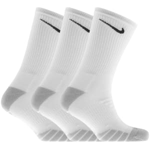 New This Week Product Nike 3 Pack Everyday Max Cushioned Socks White