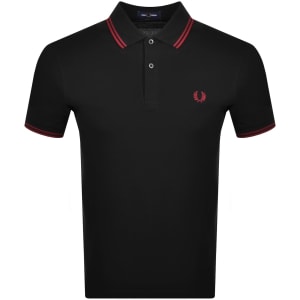 New This Week Product Fred Perry Twin Tipped Polo Black