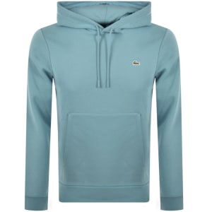 New This Week Product Lacoste Logo Pullover Hoodie Blue