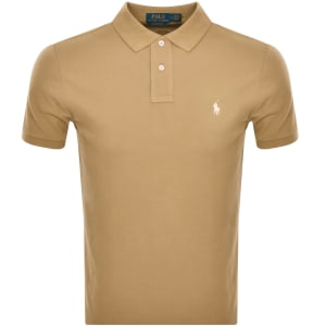 New This Week Product Ralph Lauren Custom Slim Polo T Shirt Brown