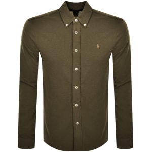 New This Week Product Ralph Lauren Featherweight Mesh Shirt Green