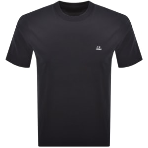 New This Week Product CP Company Logo T Shirt Navy