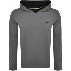 New This Week Product BOSS Mix And Match Hooded T Shirt Grey