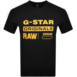 New This Week Product G-Star Logo T Shirt Black