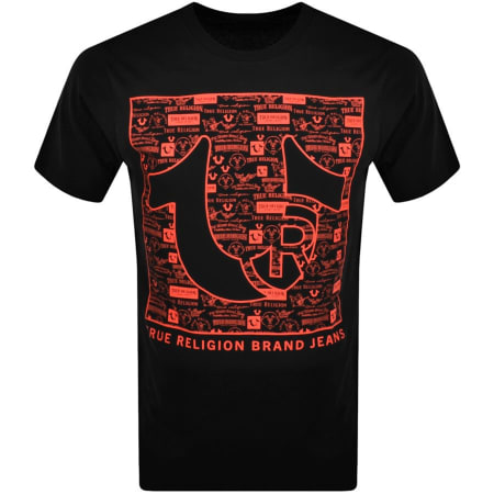 True Religion Peeling Horseshoe T Shirt Black Mainline Menswear