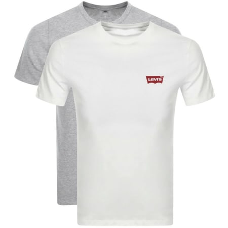 Levis Original Crew Neck Logo T Shirt White Mainline Menswear