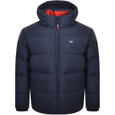 Tommy jeans puffer jacket black shop
