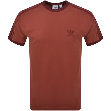 3 stripes tee red