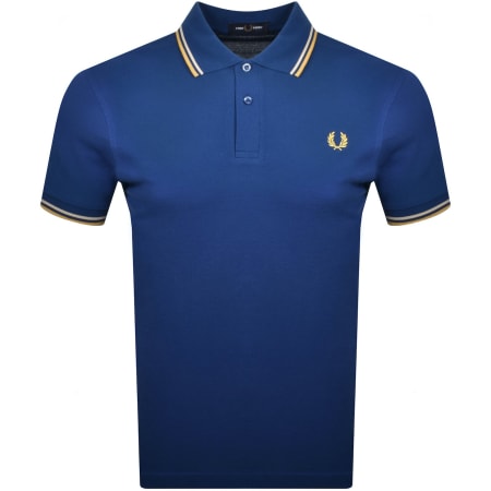 Fred Perry short sleeve oxford shirt in blue | ASOS
