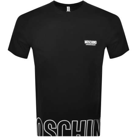 2025春大特価セール！ Moschino Underwear Logo T Shirt Black | Mainline Menswear トップス