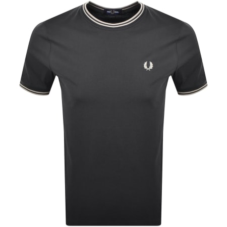 FRED PERRY The Fred Perry Shirtブラック×ホワイト Buy Fred Perry Cotton T-Shirt from Next USA