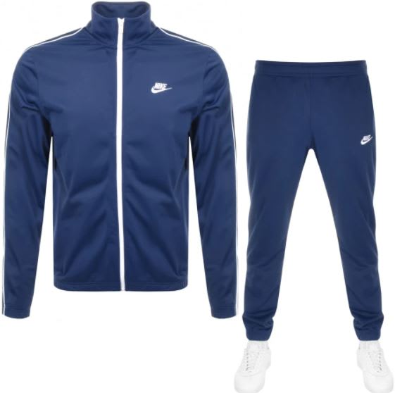 blue nike tracksuits