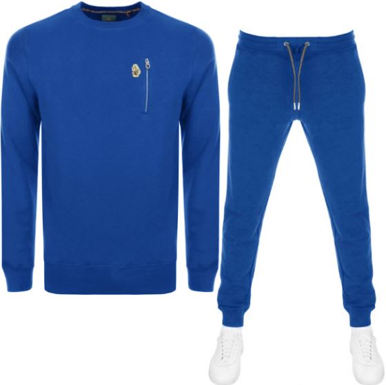 bright blue Luke 1977 tracksuit