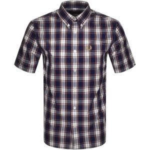 Short sleeved checked shirt by Fred Perry