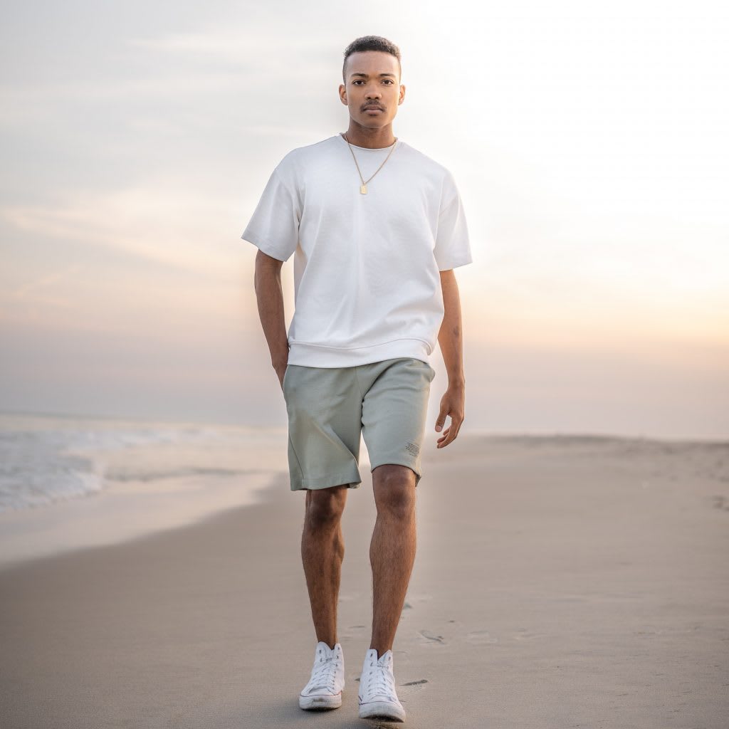 smart casual shoes with shorts