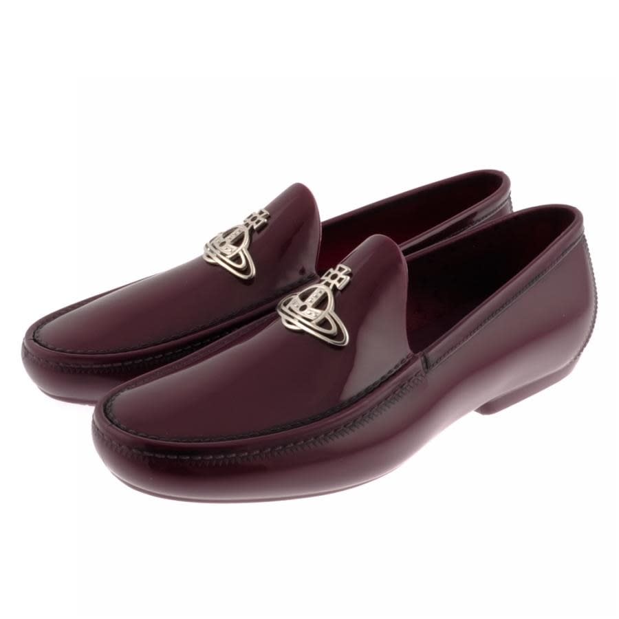 VIVIENNE WESTWOOD ORB MOCCASIN SHOES PURPLE