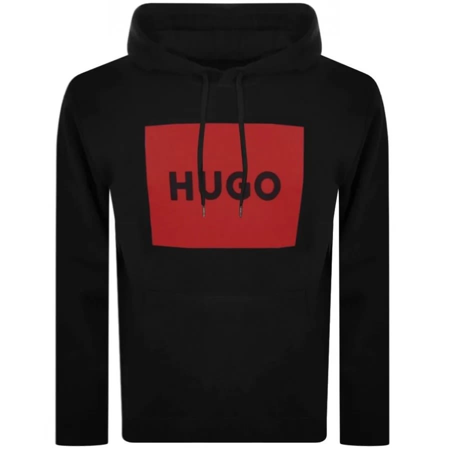 A black Daratschi hoodie by Hugo