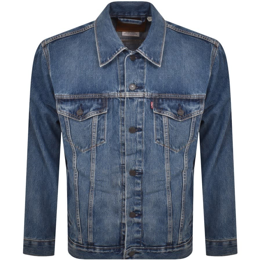 Levis Mid Wash Trucker Denim Jacket