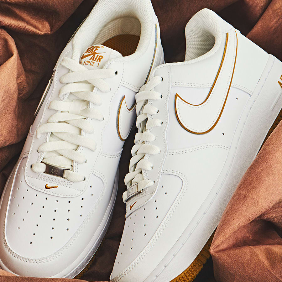 A pair of white Nike trainers - can you put them in the washing machine?
