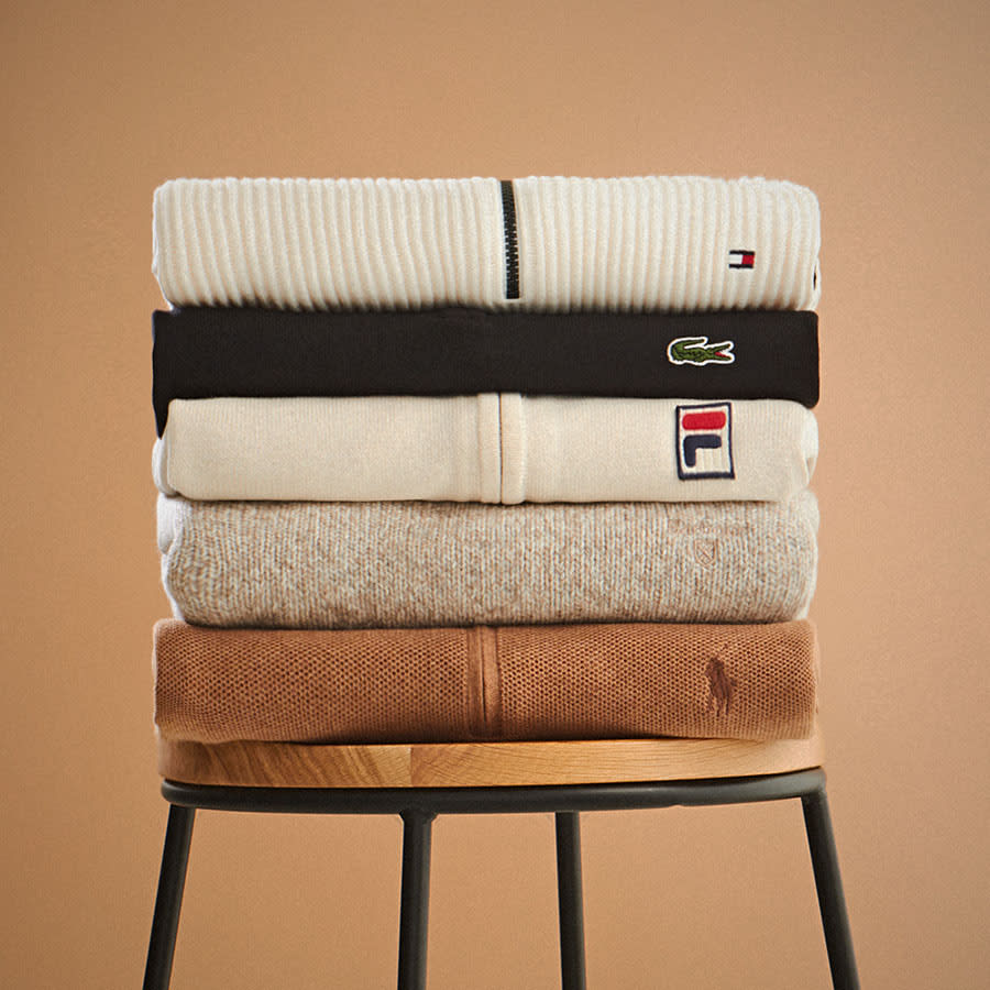 A selection of designer jumpers