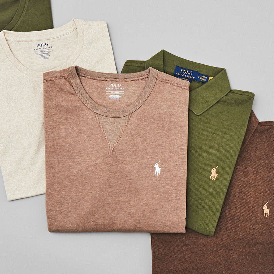 A range of Ralph Lauren sweatshirts
