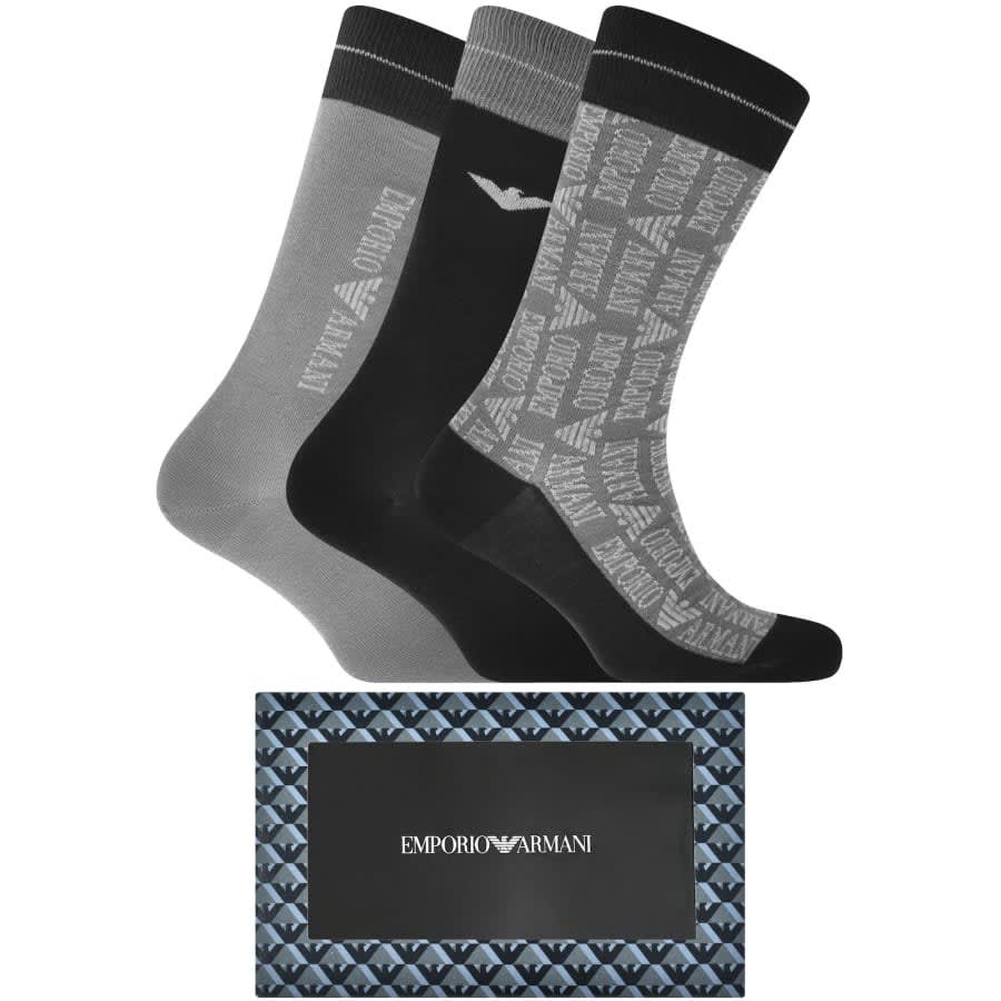 Emporio Armani 3 Pack Socks Gift