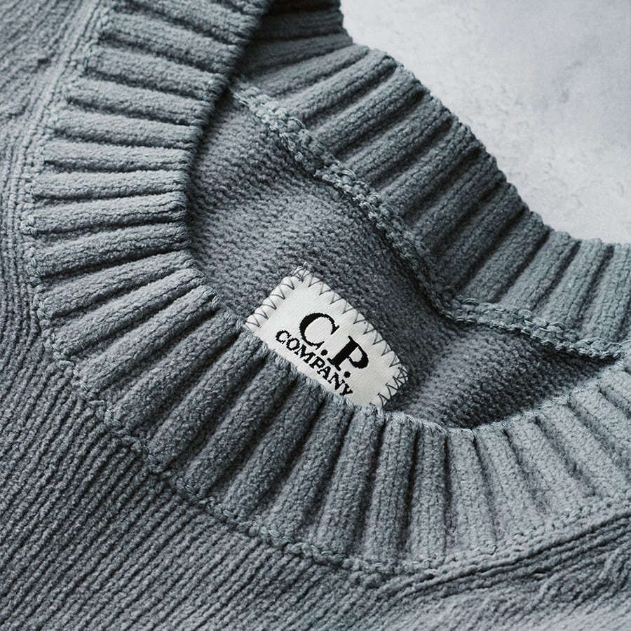 A close-up image of a CP Company jumper