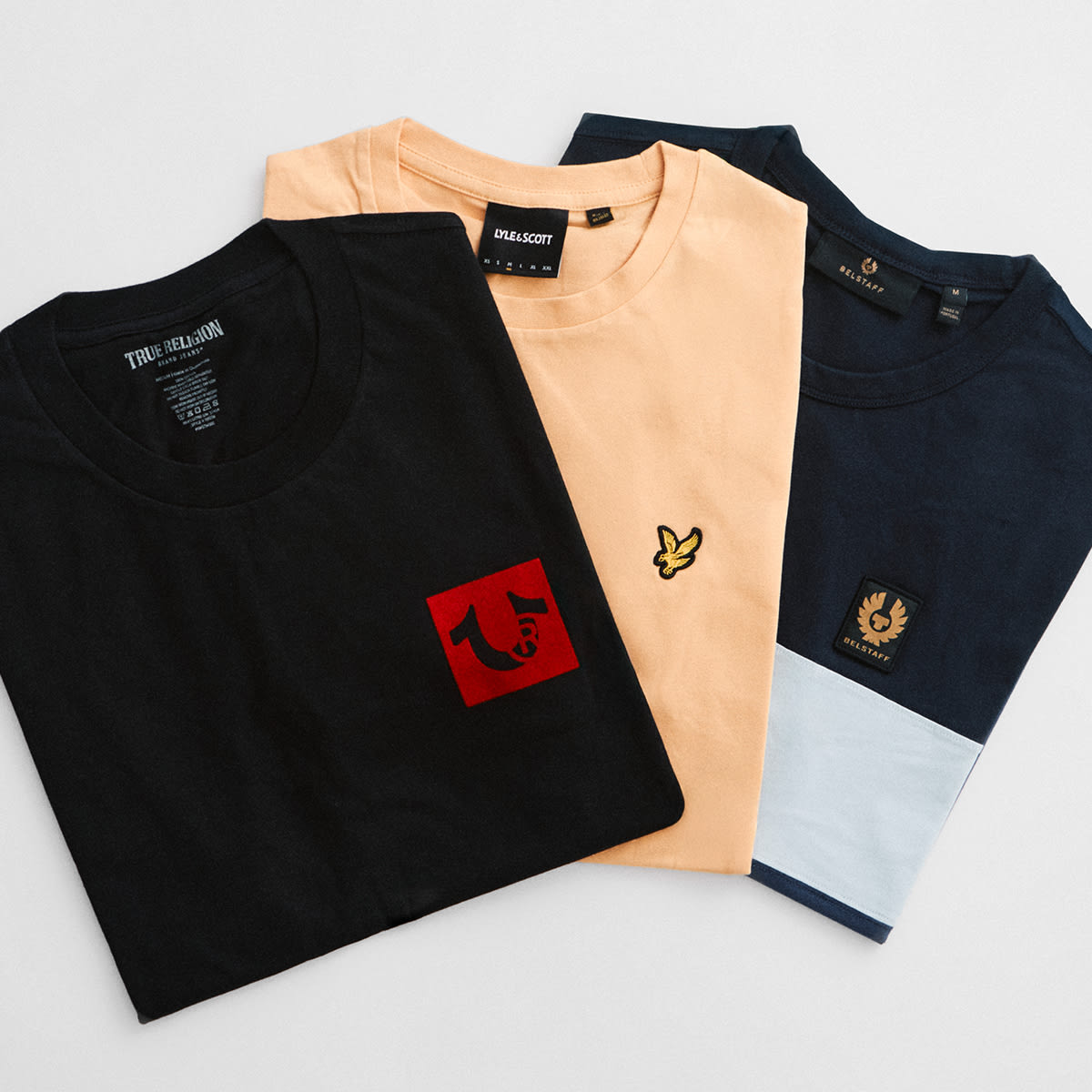 Three designer T-shirts