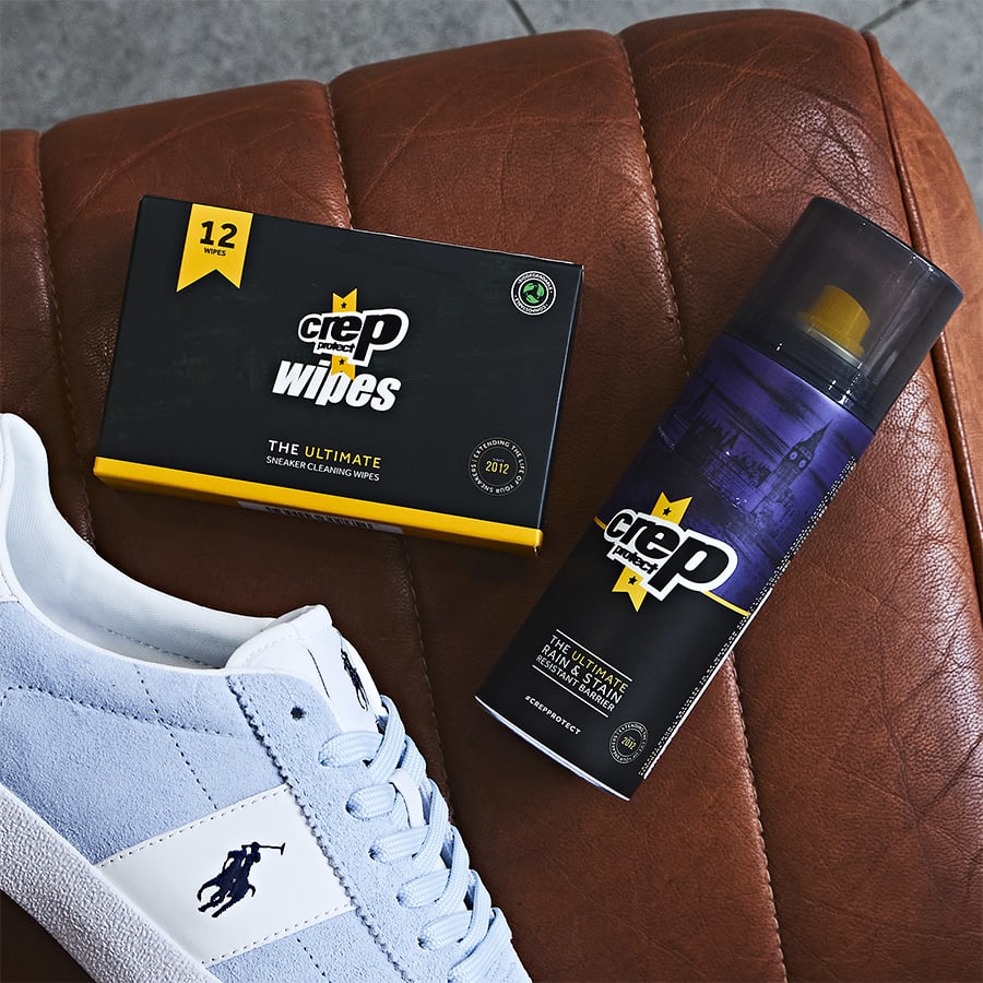 A selection of shoe care products by Crep Protect
