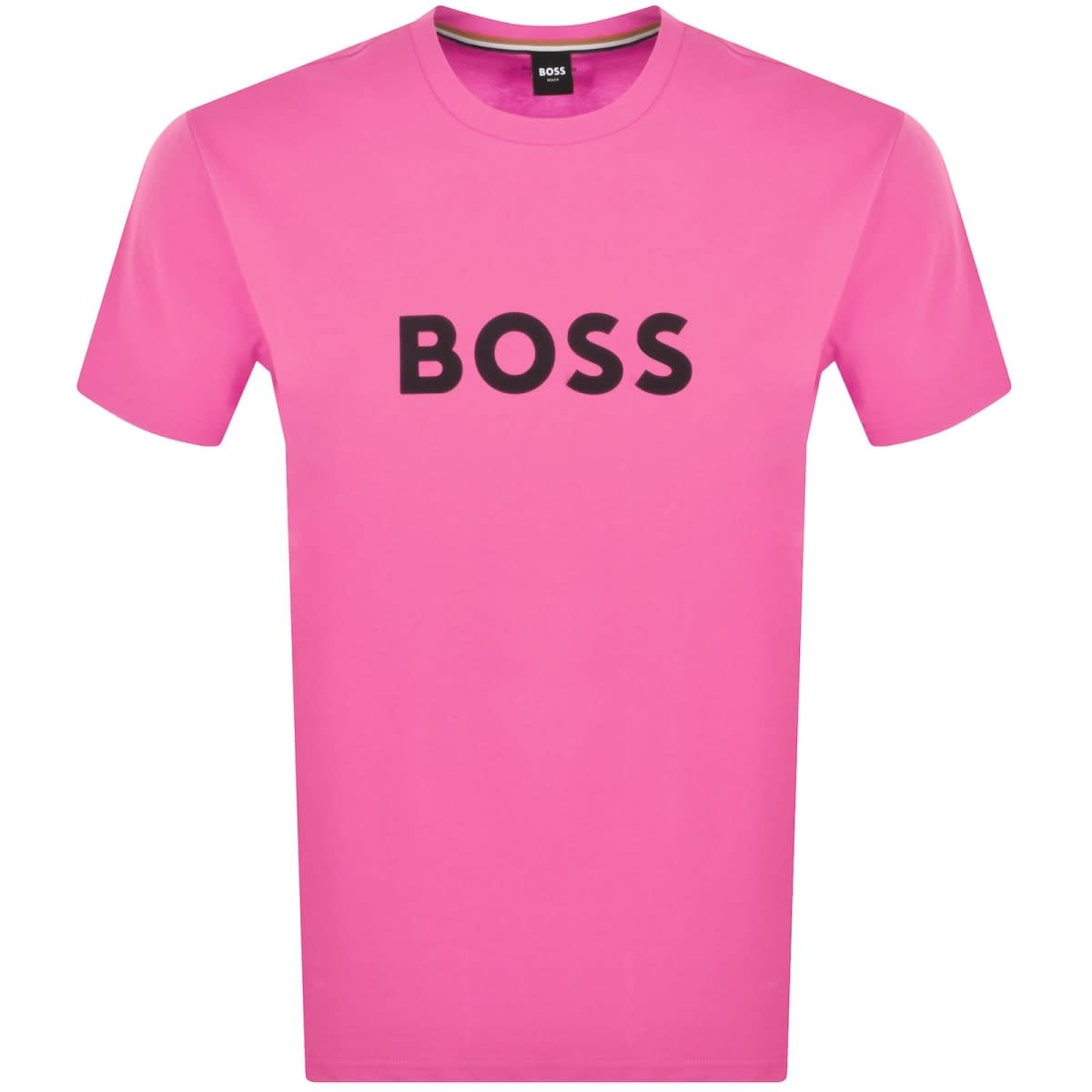 BOSS Logo T Shirt Pink
