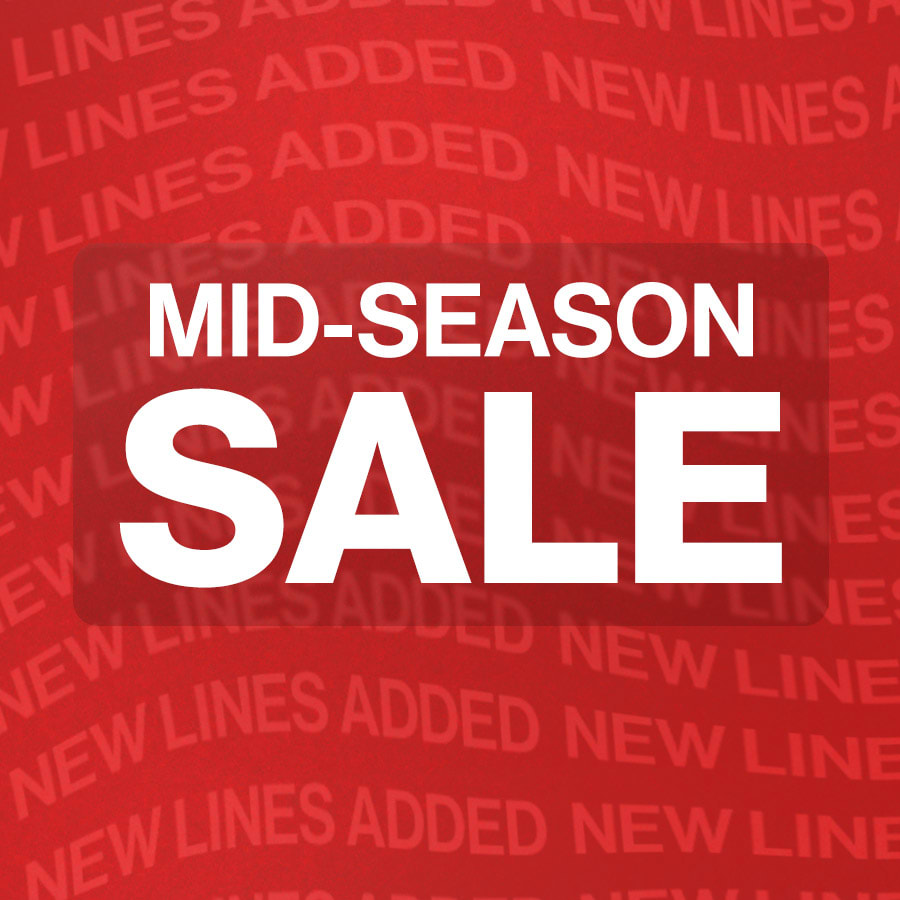 New lines added to the mid-season sale!
