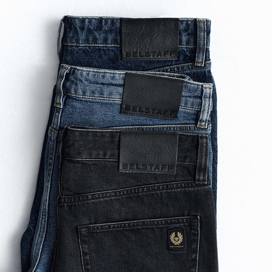 Three pairs of Belstaff jeans