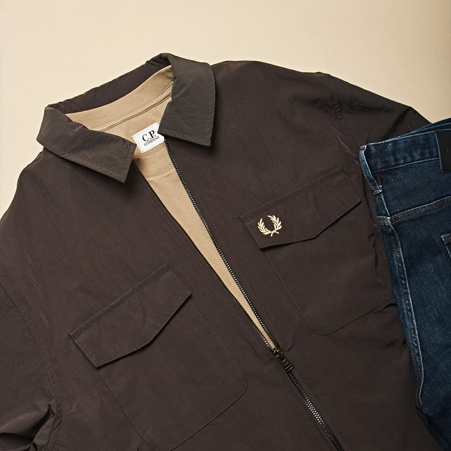 A Fred Perry layered outfit