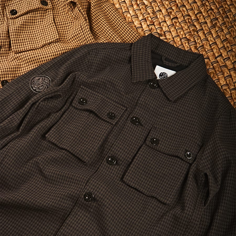 A brown Pretty Green jacket