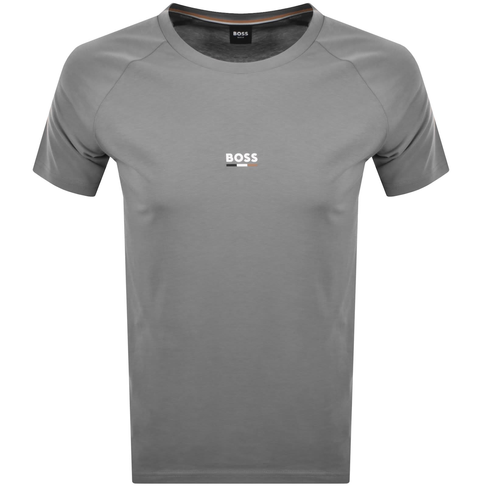 BOSS Slim Fit Beach T Shirt Grey