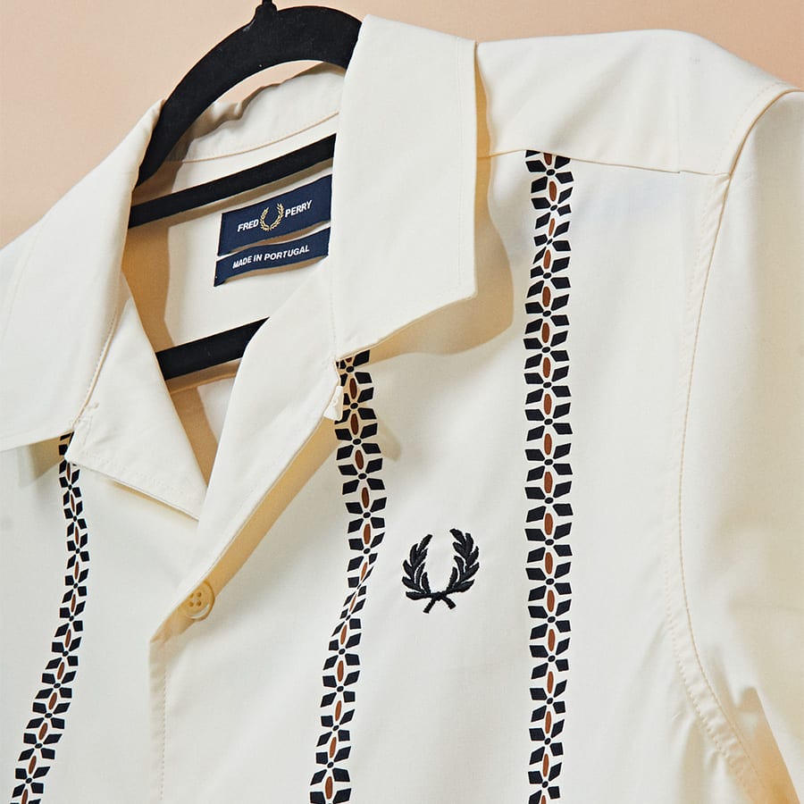 Fred Perry shirt with a relaxed collar