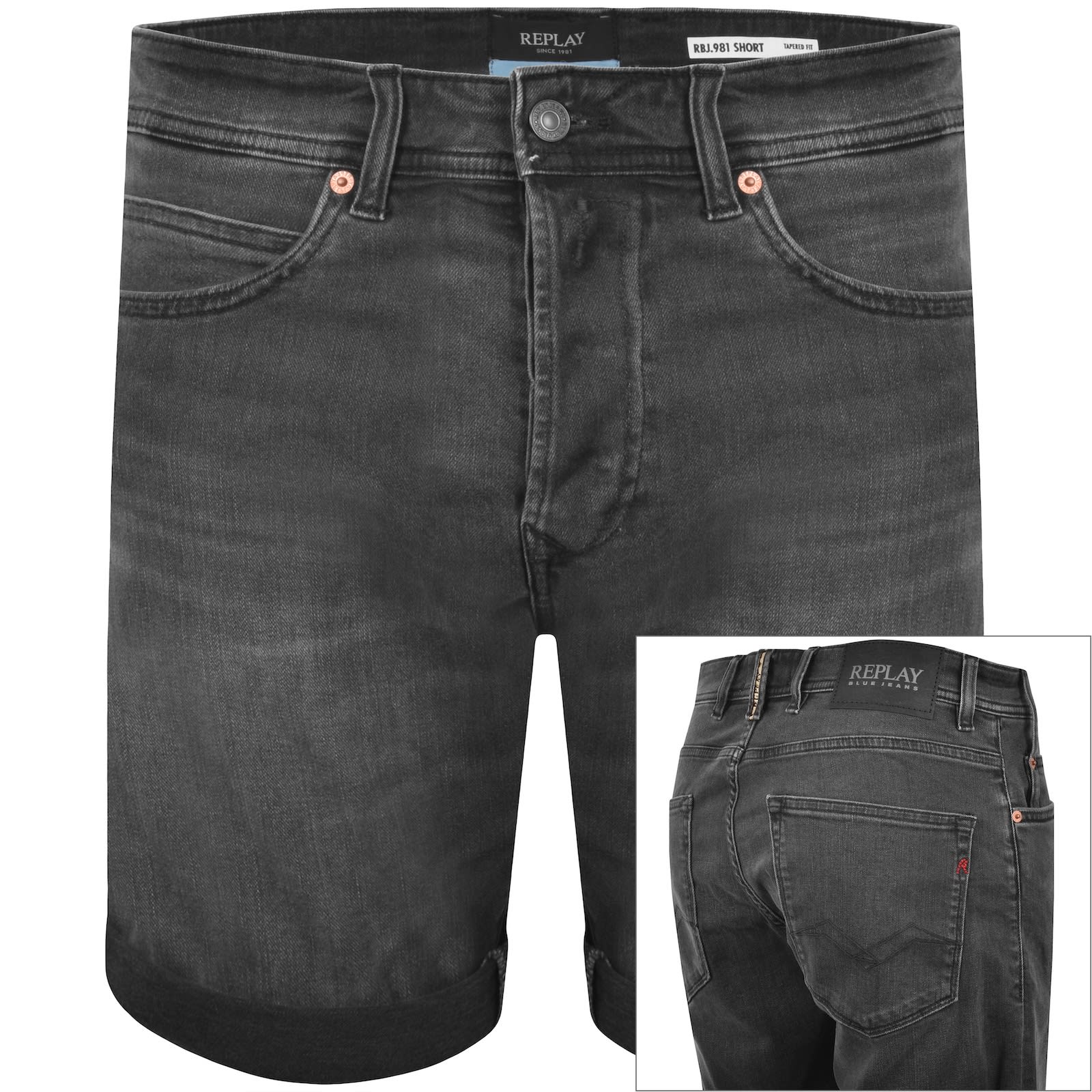 Replay RBJ 981 Shorts Dark Grey