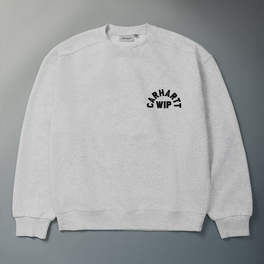 A white Carhartt WIP sweatshirt
