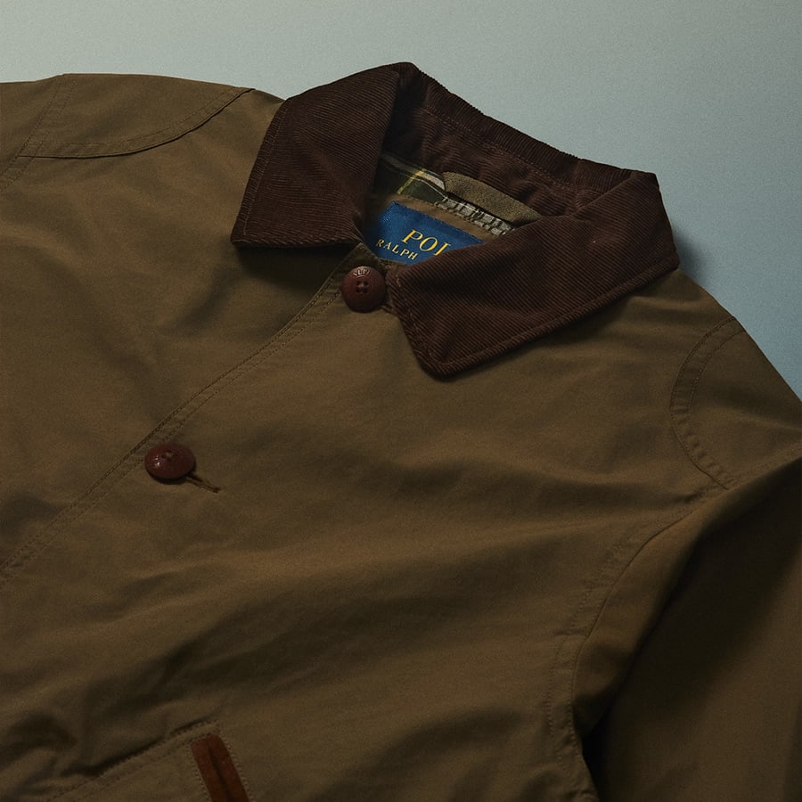 A brown Ralph Lauren jacket