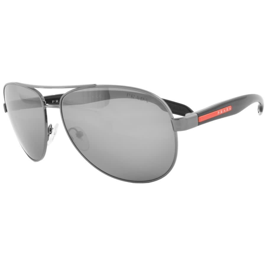 Alternative Image for ProductPrada Linea Rossa 53PS Aviator Sunglasses Black1