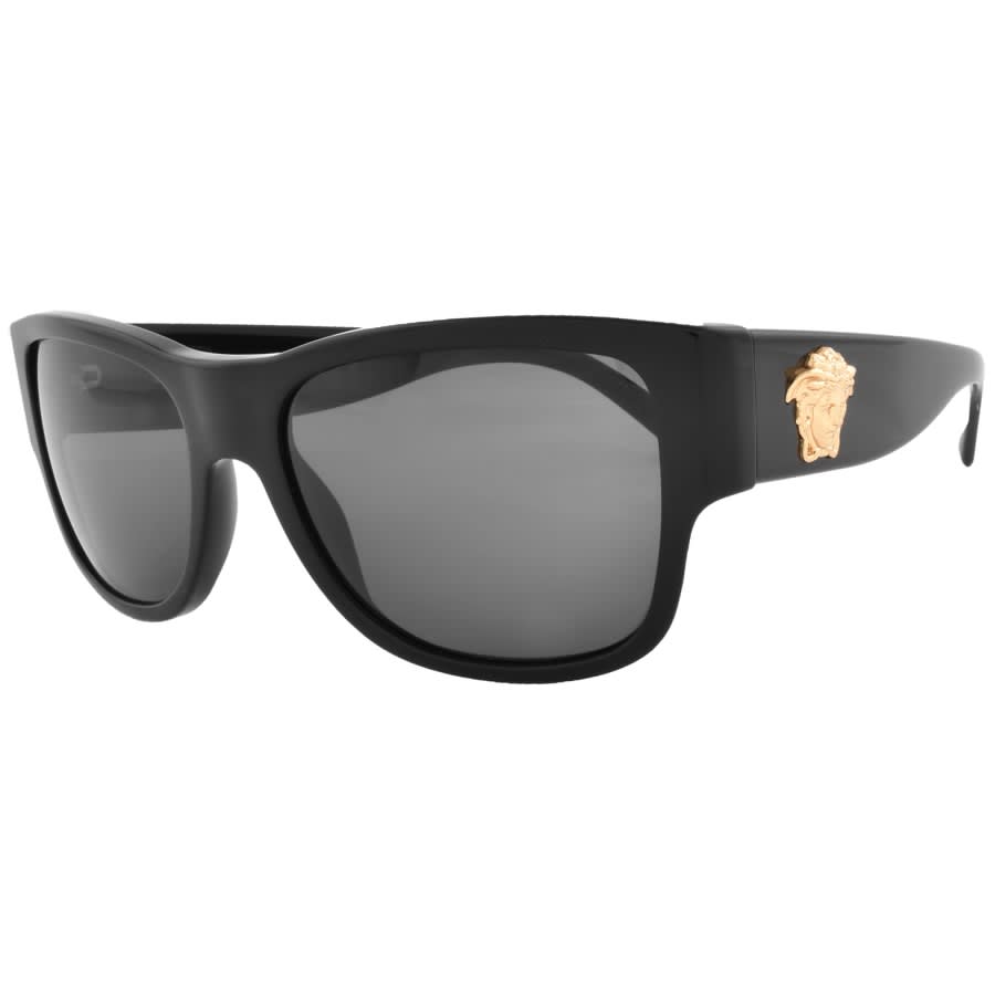 versace black sunglasses with medusa's